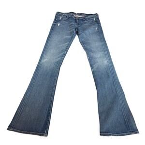 7 For All Mankind Blue Boot Cut Jeans